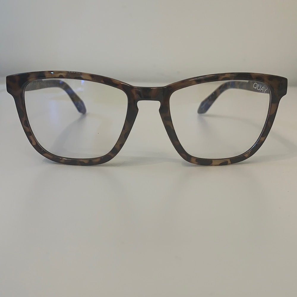 Quay Australia Blue Light Filter Tortoise Glasses